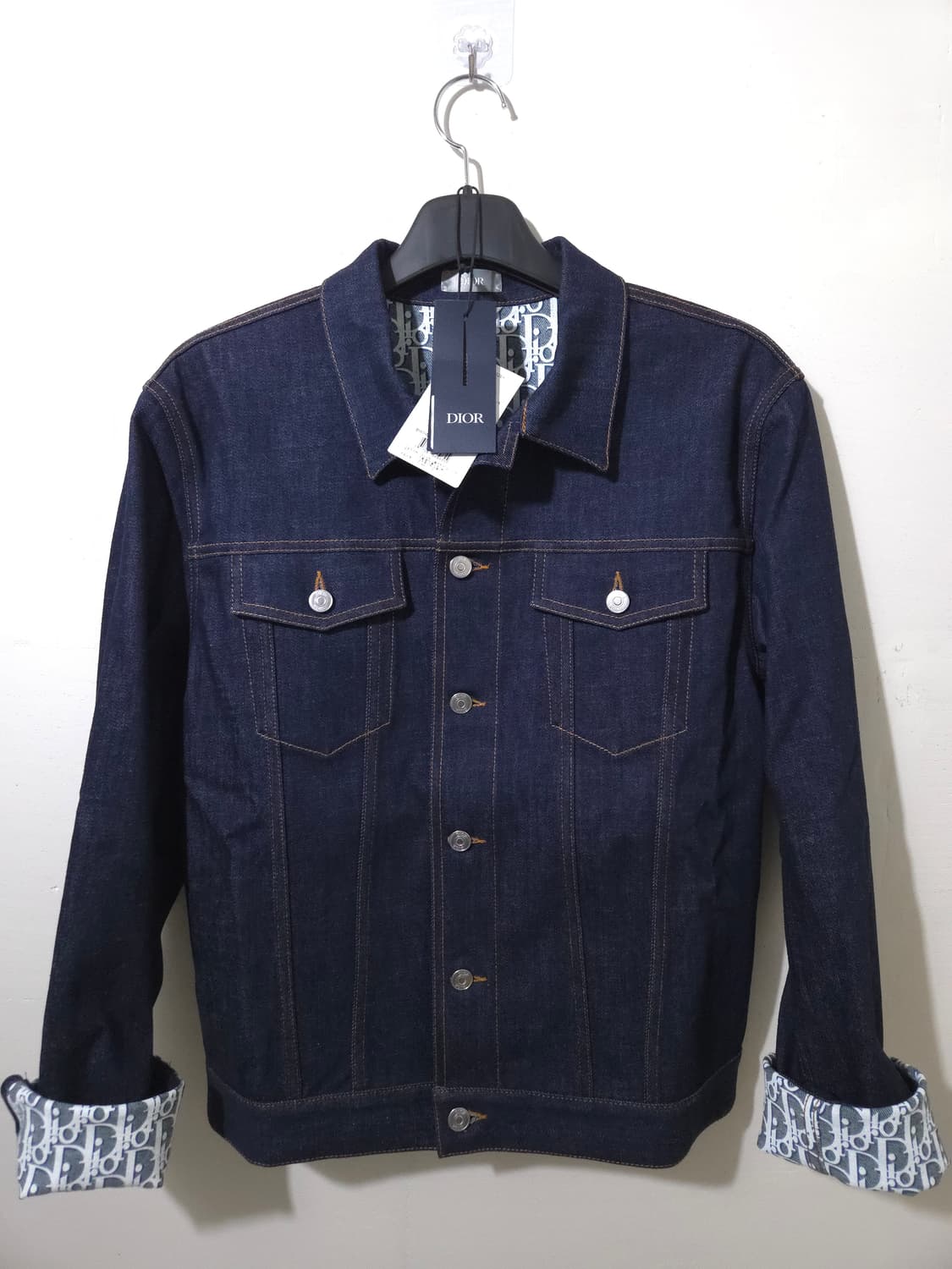[새상품, 52 Size] 디올 오블리크 데님 청자켓 상품이미지1