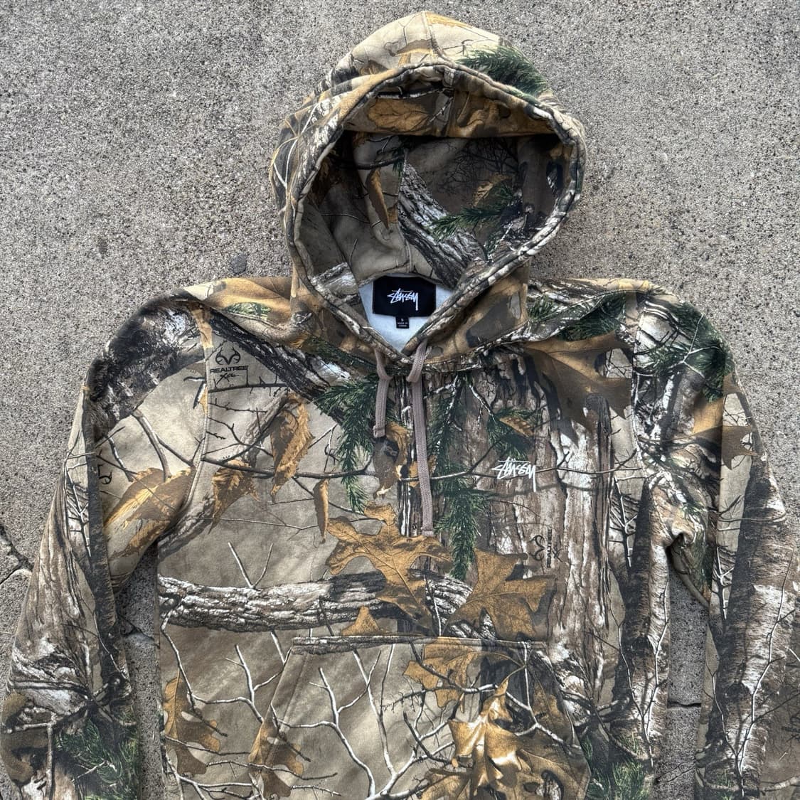 스투시 리얼트리 카모 후드티 상품이미지2