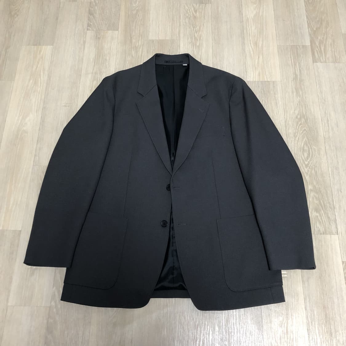 (L) 유니클로 U 20 FW U 테일러드 자켓 다크 그레이 상품이미지3