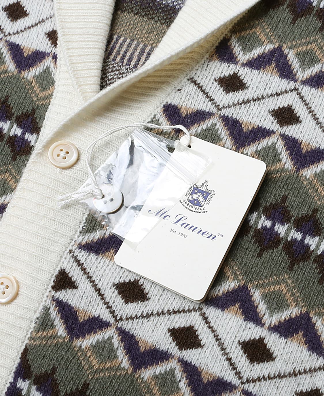 맥 로렌 [Mc Lauren] 네이티브 아메리칸 숄카라 가디건 상품이미지6