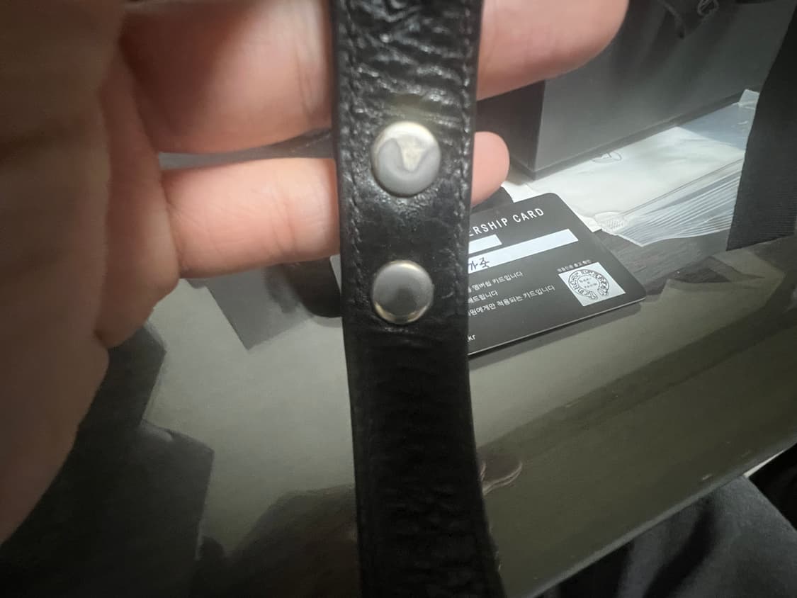 크롬하츠 타이니크로스 레더 팔찌 상품이미지5