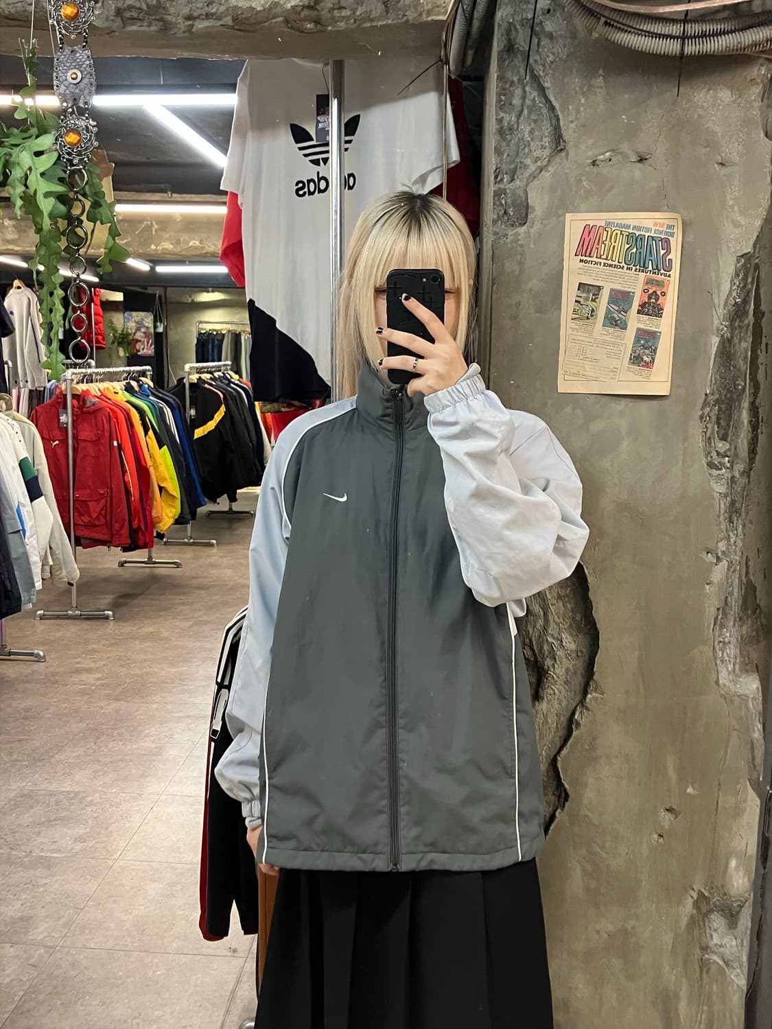 나이키 바람막이 그레이 L   #csz1798  상품이미지2