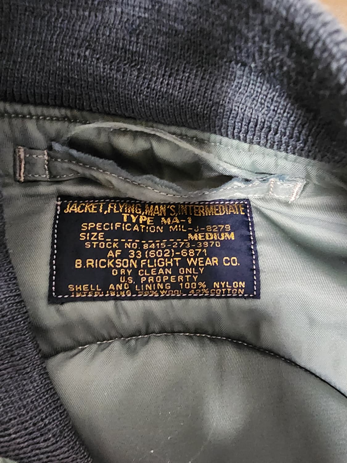 버즈릭슨 ma-1  상품이미지5