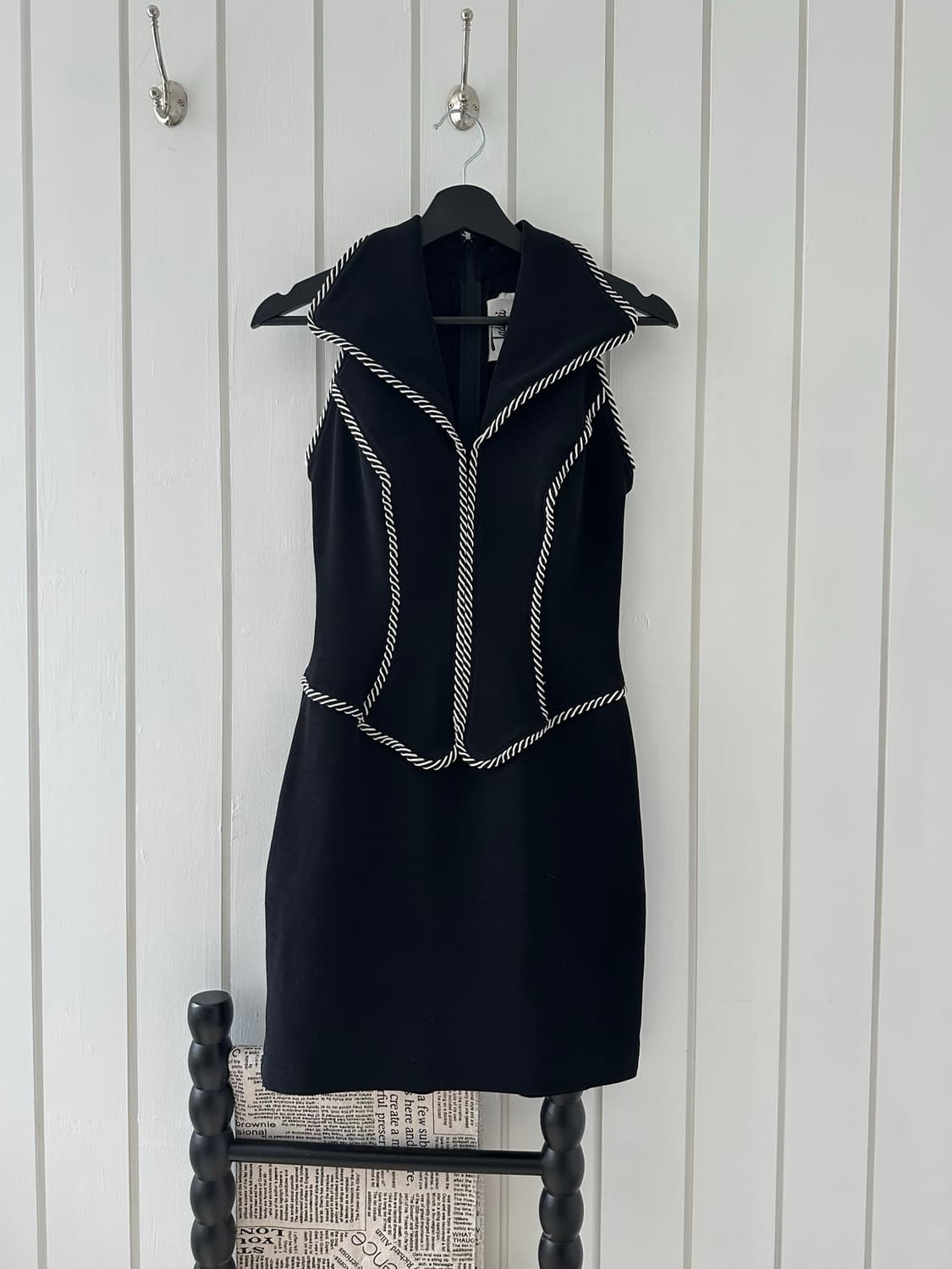 90’s Tadashi piping mini dress 상품이미지4