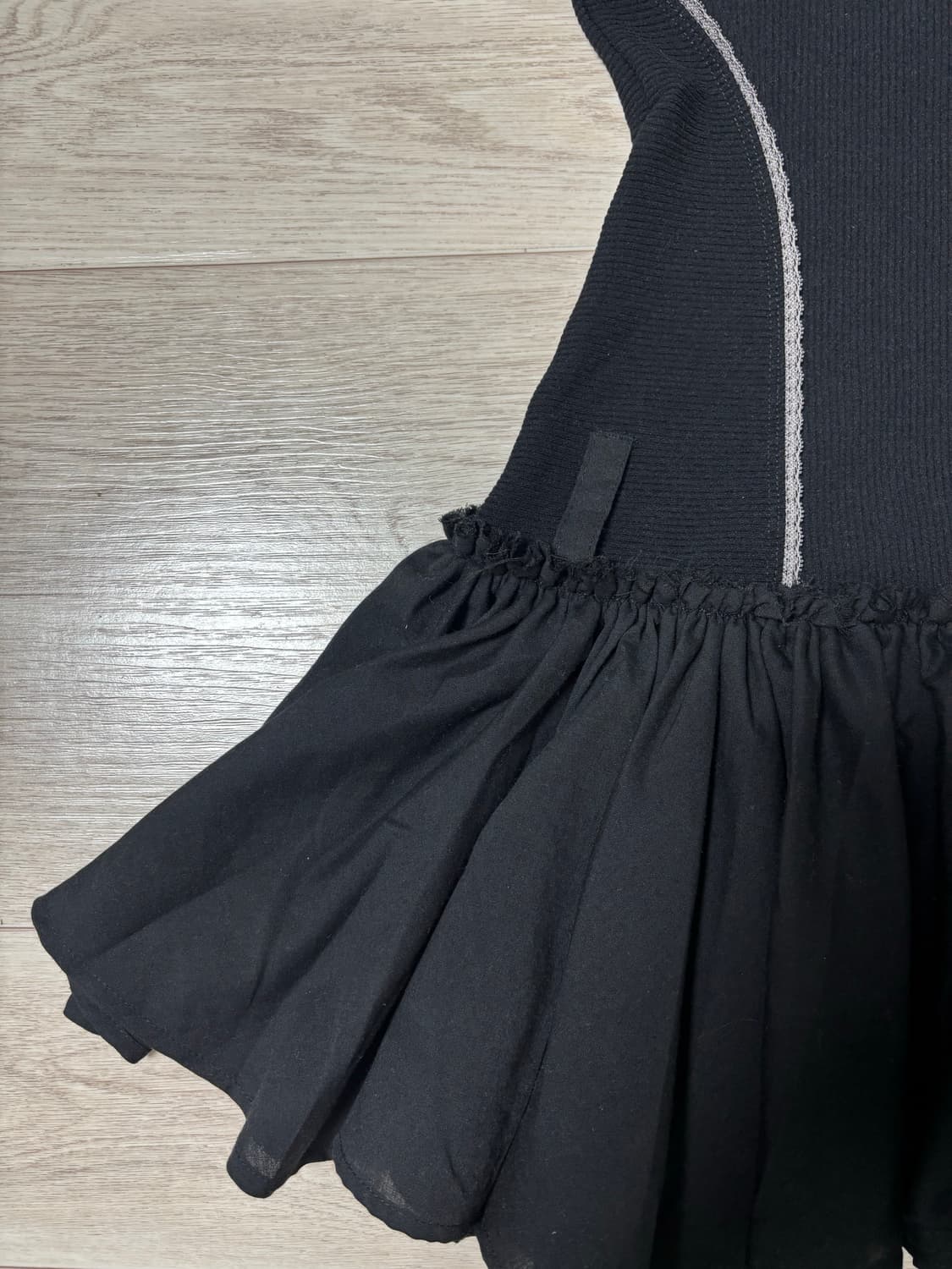 스컬프터 튜브탑 로우웨이스트 드레스 블랙 상품이미지4