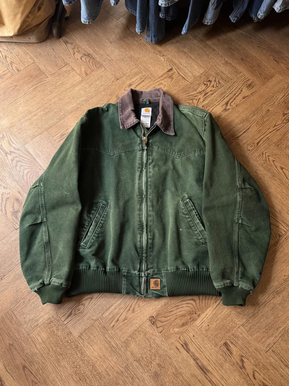 [XL]칼하트 USA J14 SPC 빈티지 워싱 산타페 워크 자켓 상품이미지1