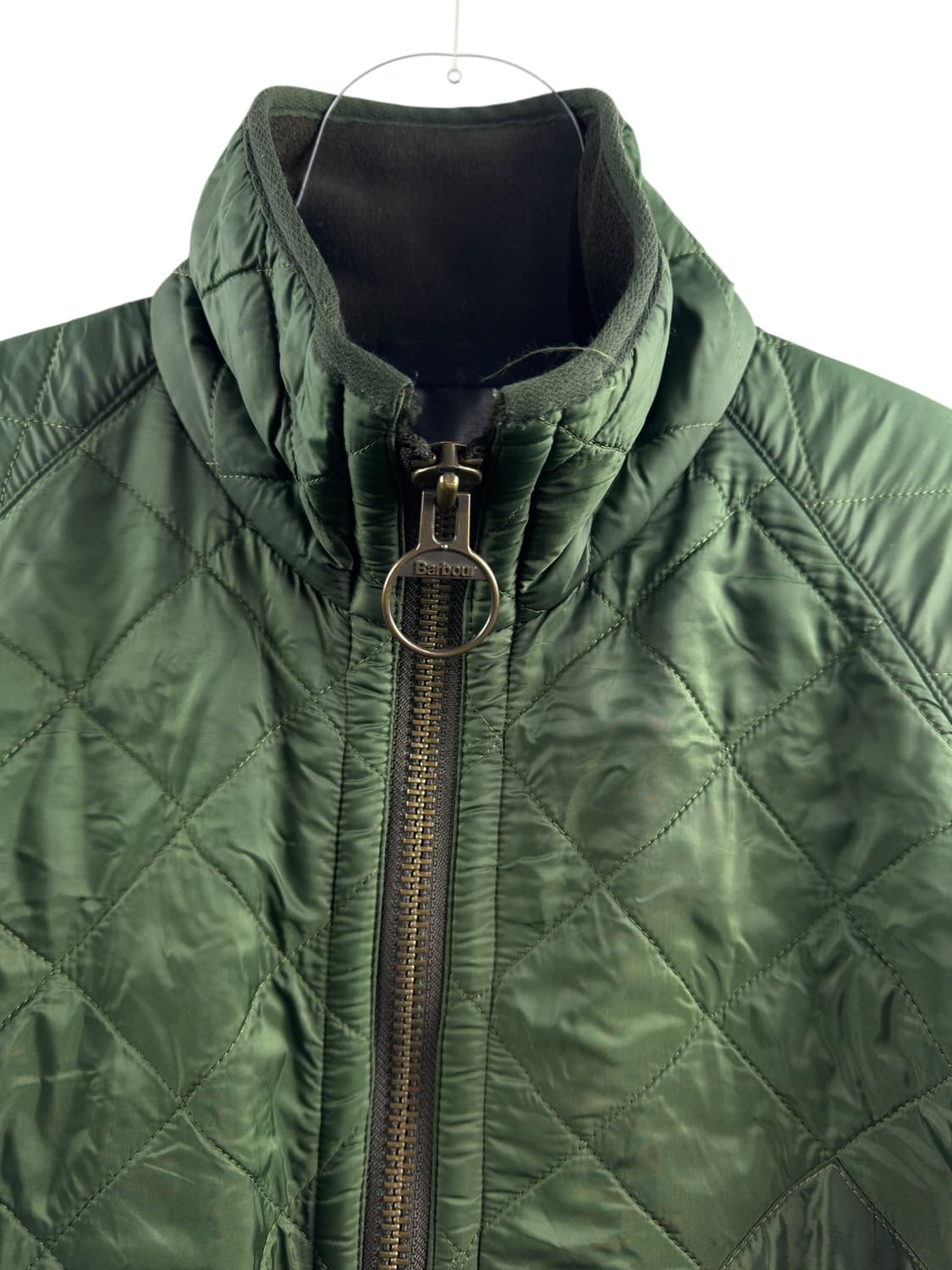 바버 퀄팅 카키 집업1351 상품이미지5