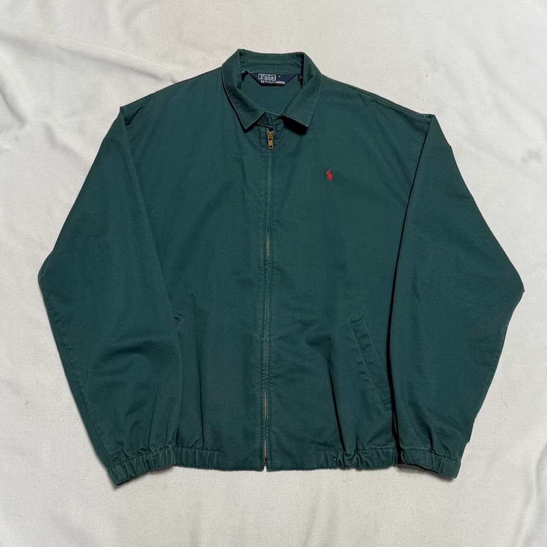L 폴로랄프로렌 래드 포니 그린 코튼 블루종 자켓 상품이미지2