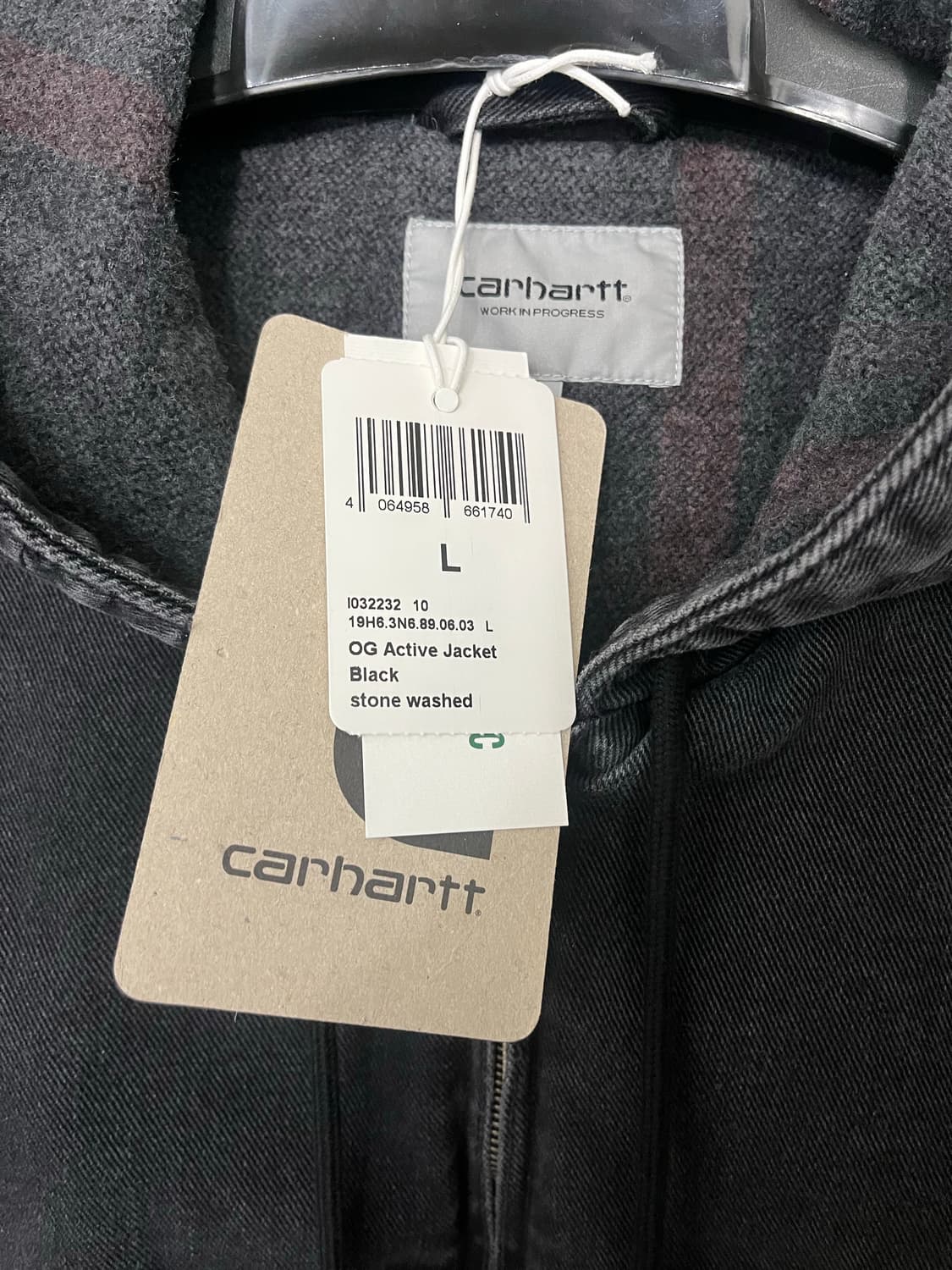 칼하트 wip og 메이틀랜드 액티브 자켓(24fw) 블랙 L (새상품) 상품이미지2