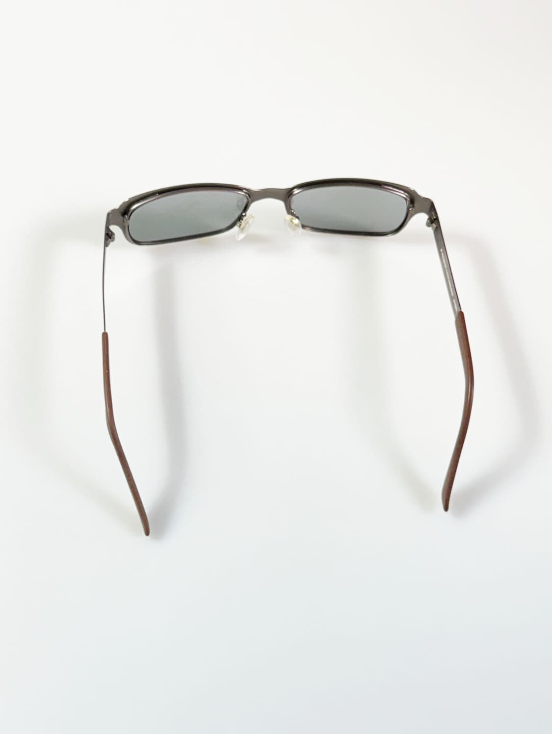 90s REGENCY 실버 메탈릭 스퀘어 빈티지 선글라스 상품이미지5