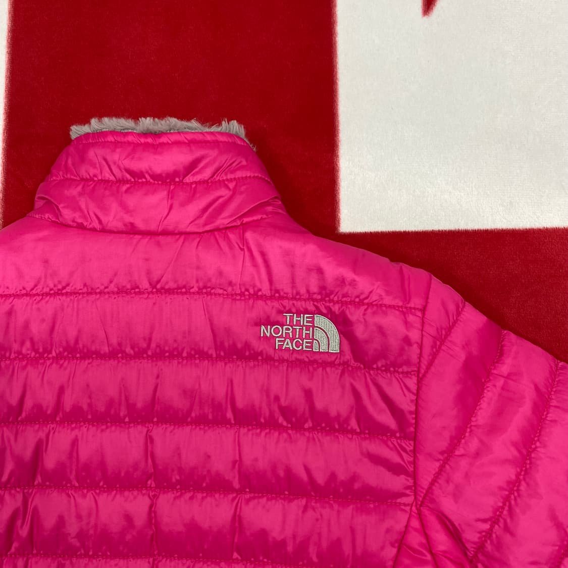 노스페이스 리버시블 경량패딩 실측 여성 44 상품이미지5