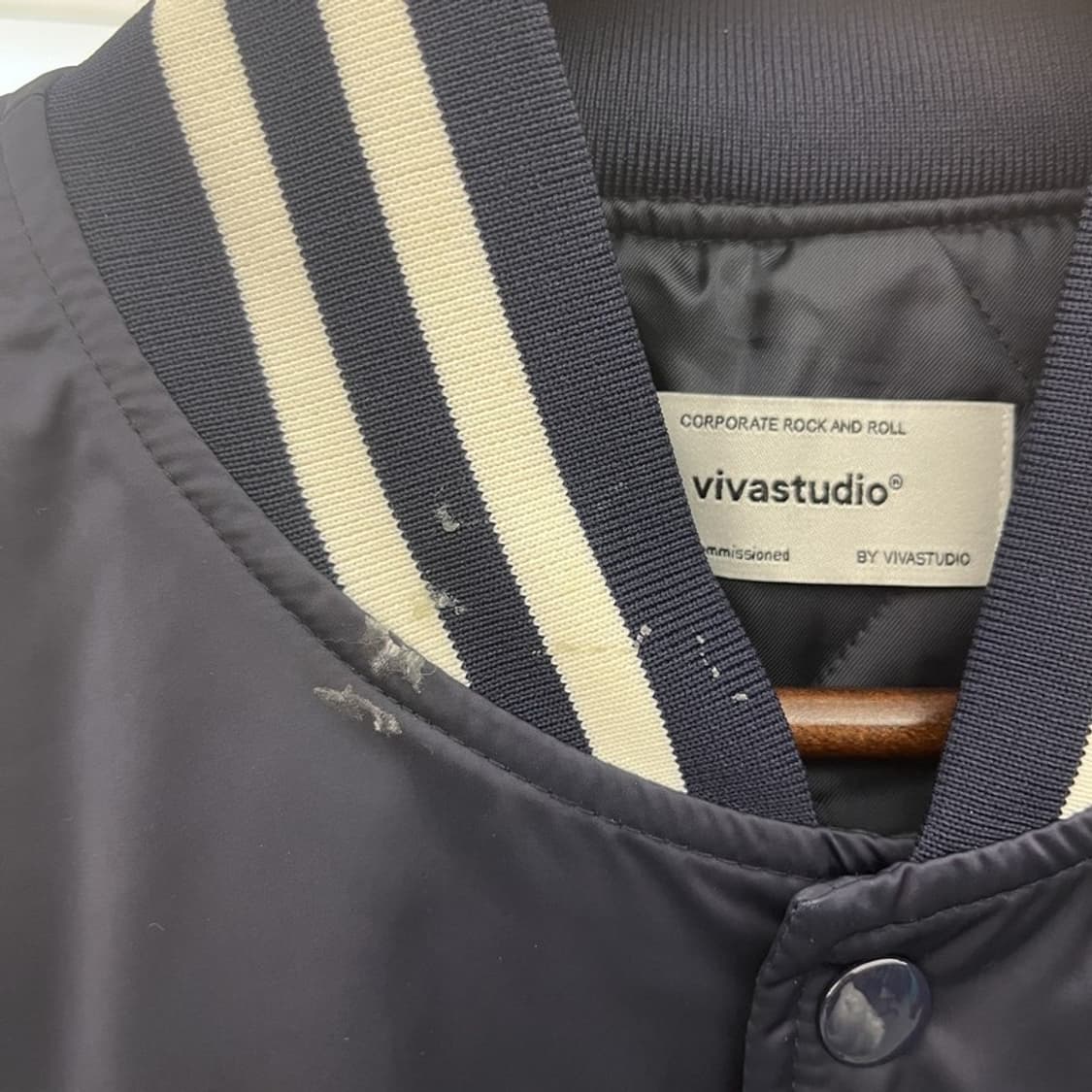 비바스튜디오 올드스쿨 스트릿힙합 고딕 바시티자켓 L C09984 상품이미지8