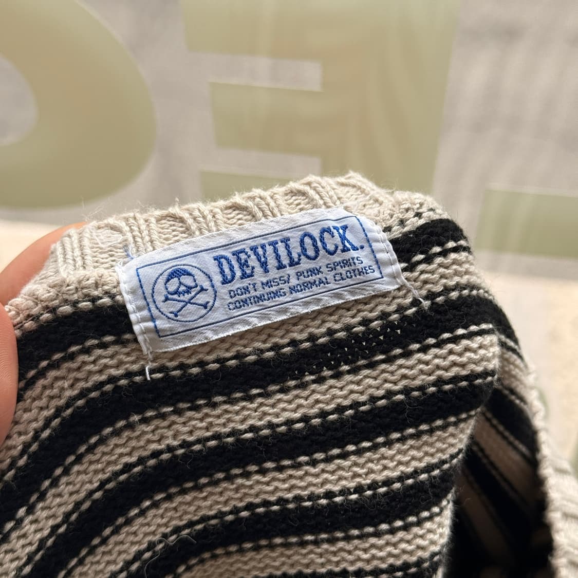 데빌락 스트라이프 니트 롱슬리브 상품이미지7