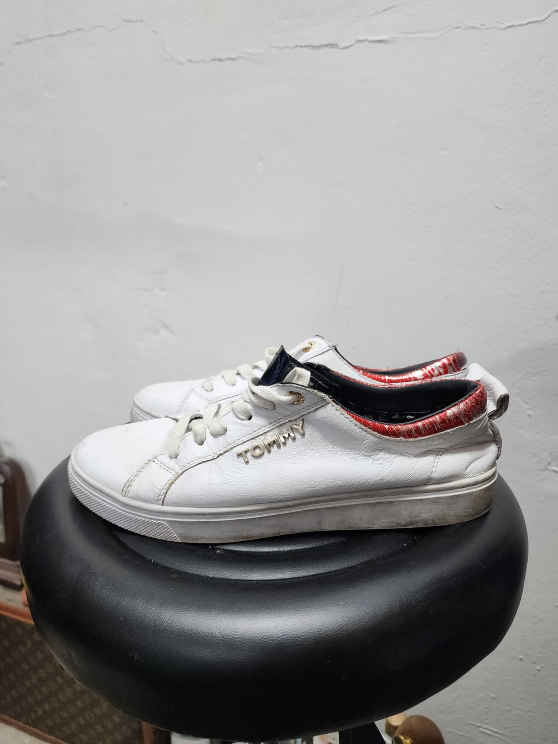 타미힐피거 흰색 스니커즈 운동화 상품이미지1