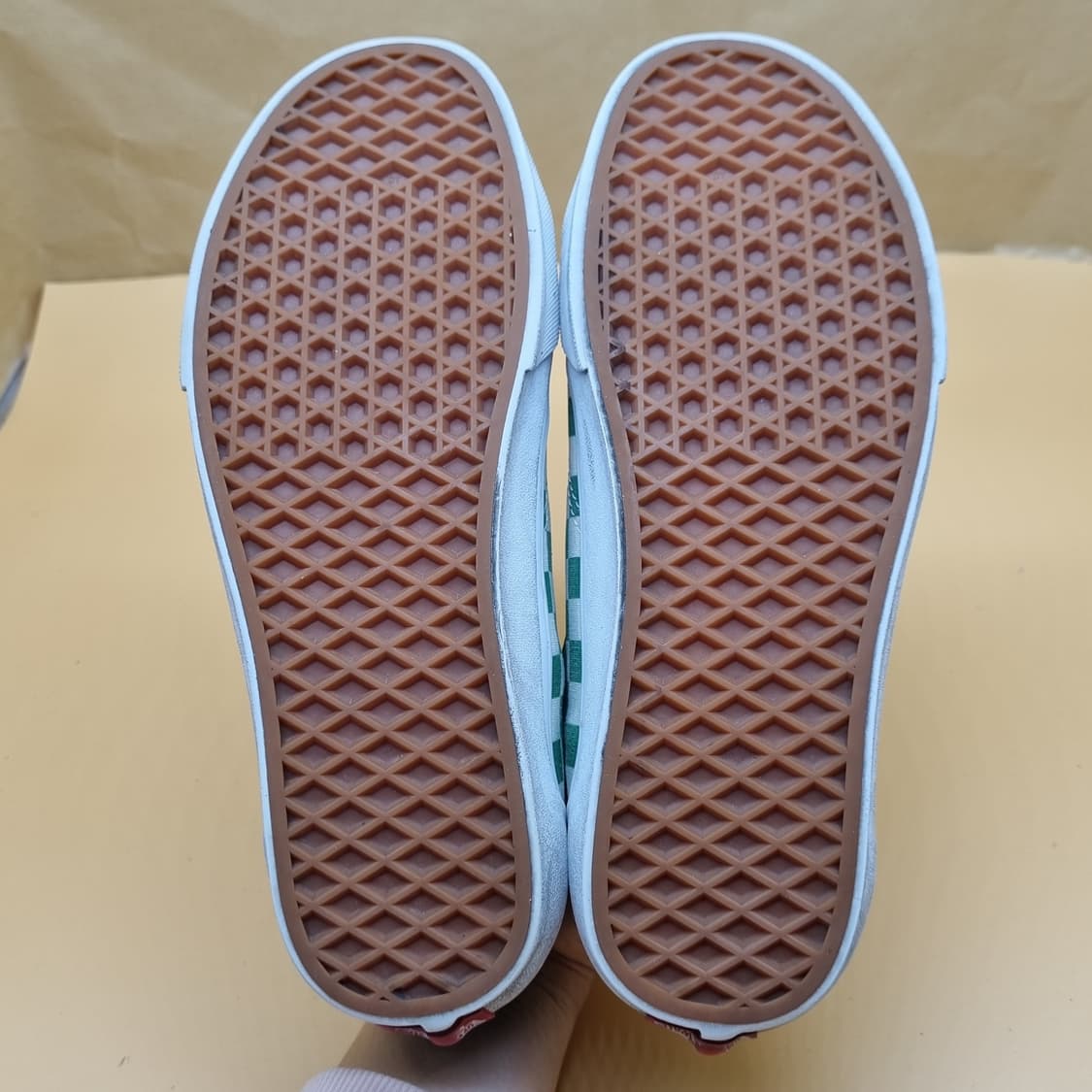 반스 스타일36 체커보드 그린 스니커즈265 상품이미지3