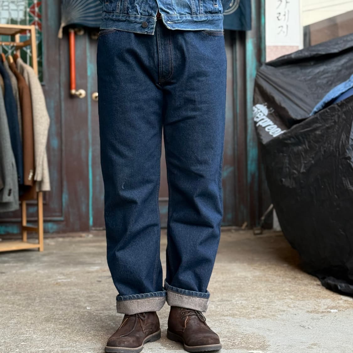 00‘s 리바이스 505 레귤러핏 데님 팬츠 36 상품이미지8