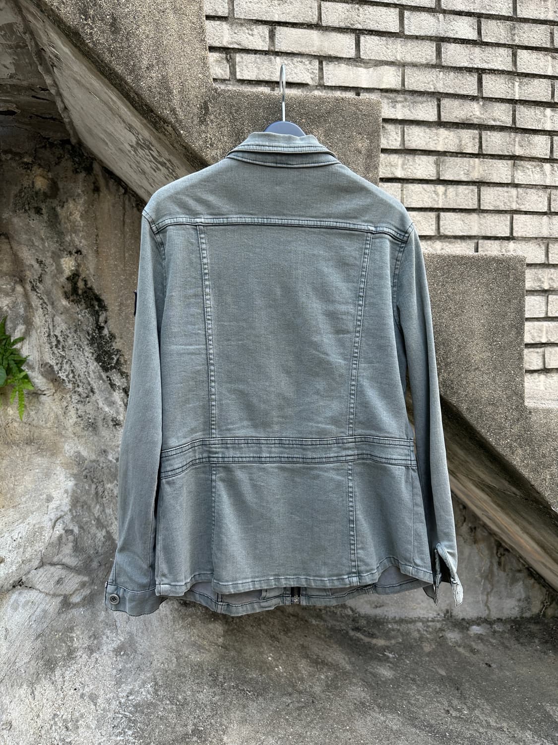 Vintage patch detail jacket khaki  상품이미지4