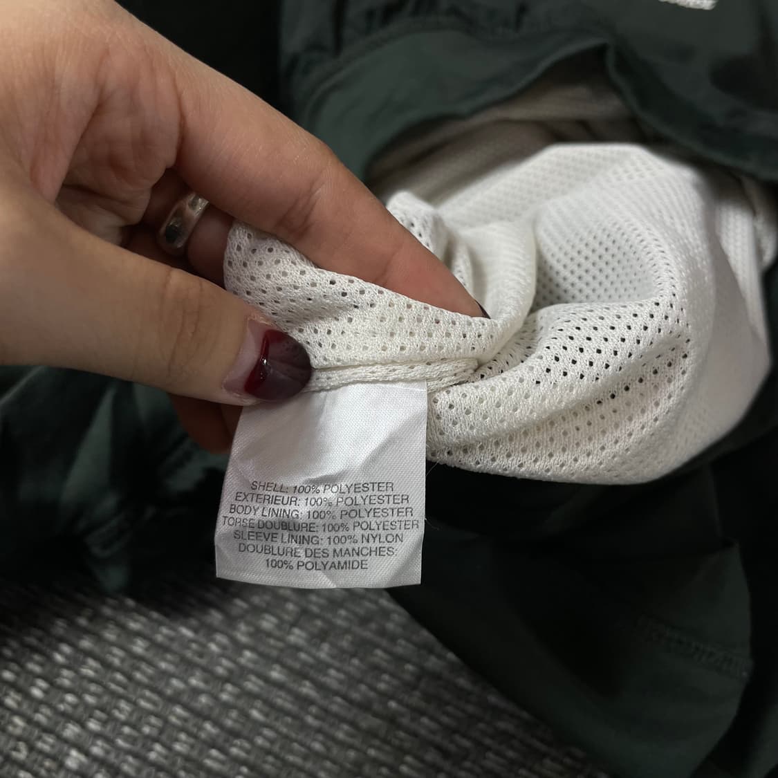  아디다스 카키 폴리 아노락 바람막이 자켓 2XL  상품이미지5