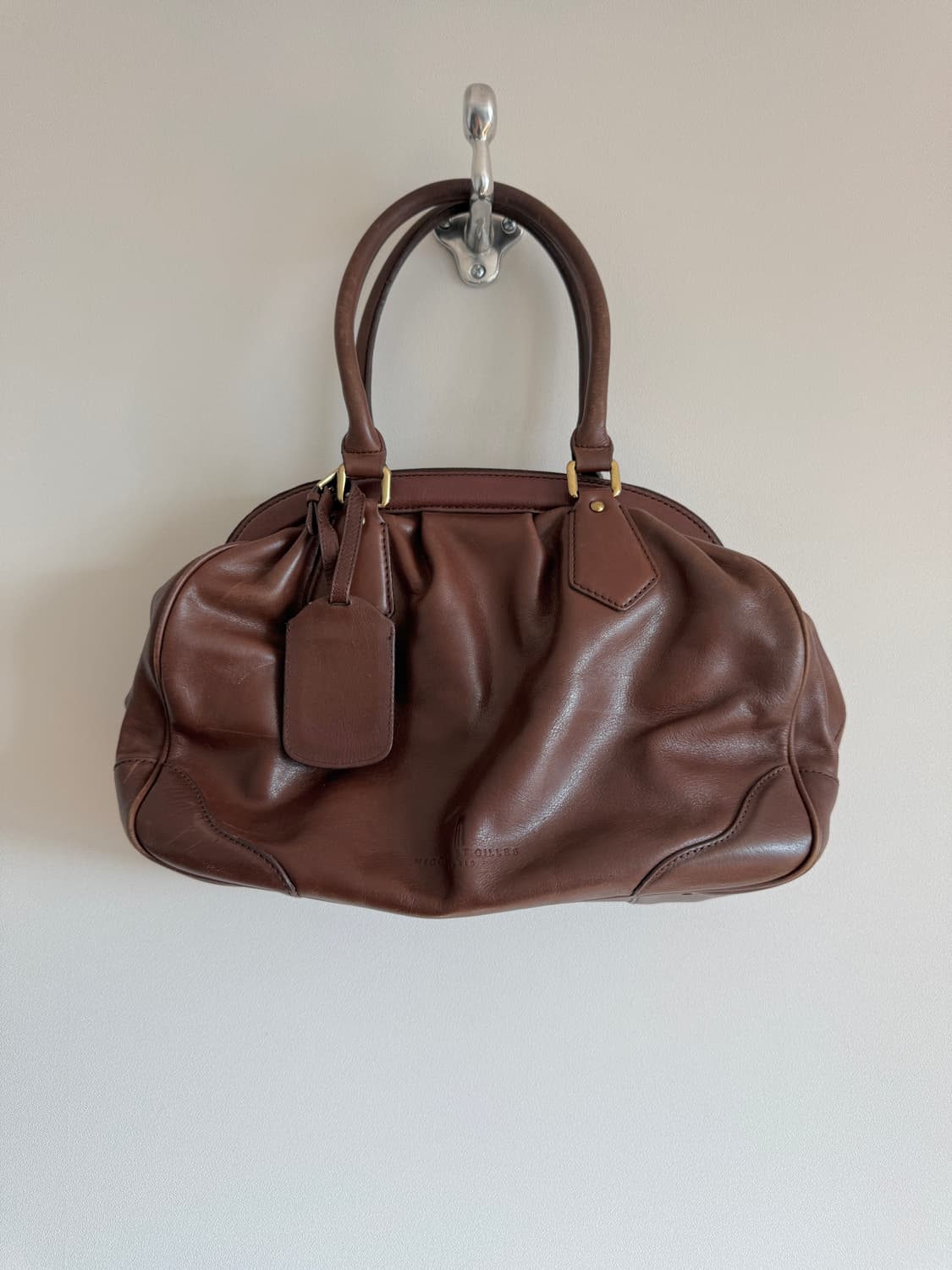 NICOLE ST GILLES 레더 토트백 상품이미지1