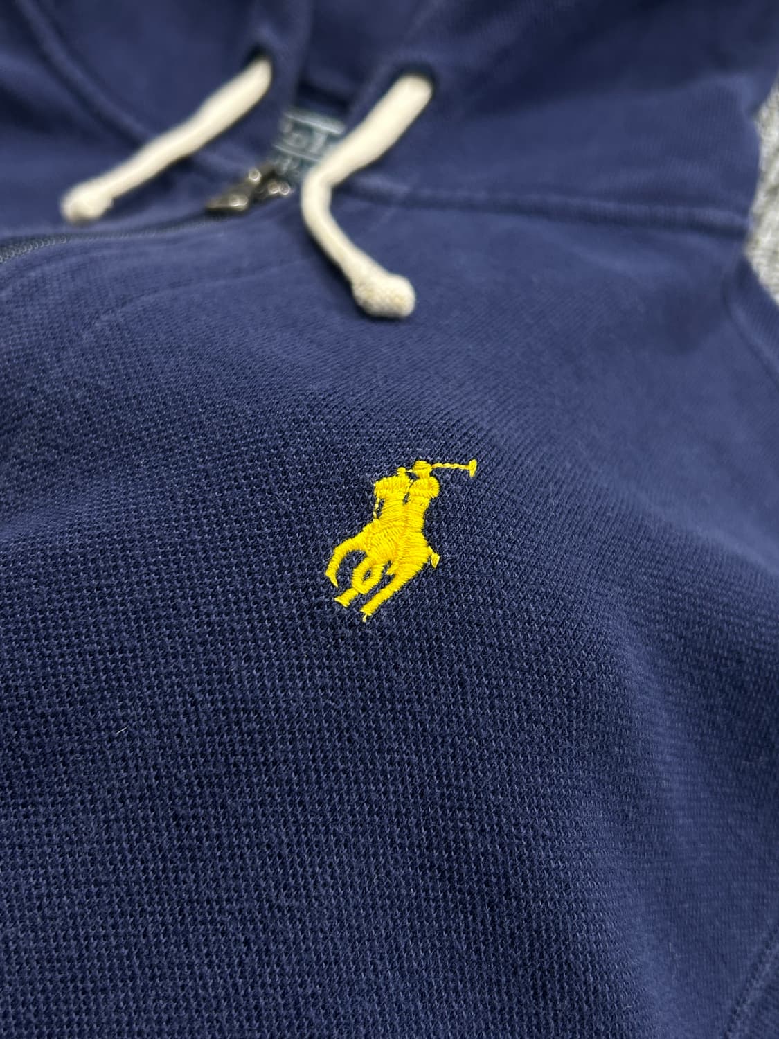 폴로 랄프로렌 포니로고 네이비 후드집업 S  상품이미지5