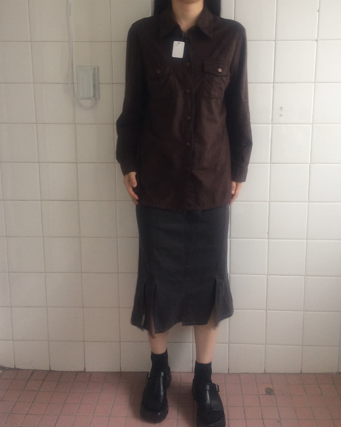 Pocket point suede shirt 상품이미지5