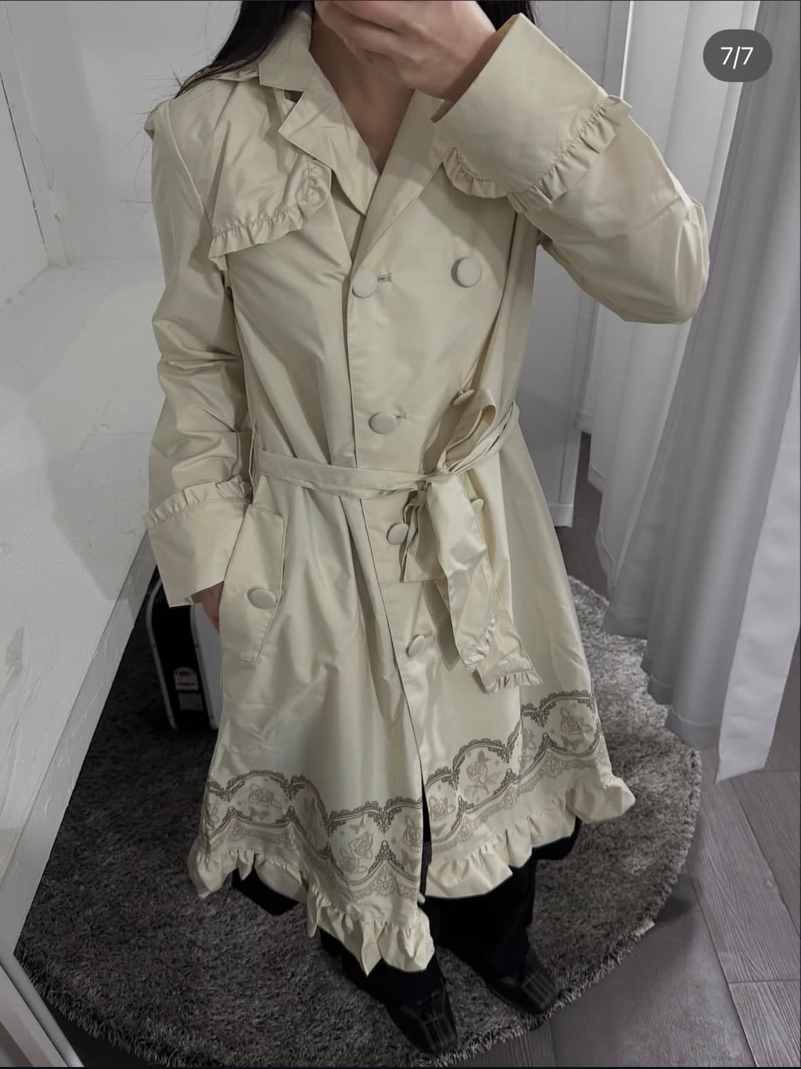 axes femme lovely trench coat 상품이미지3