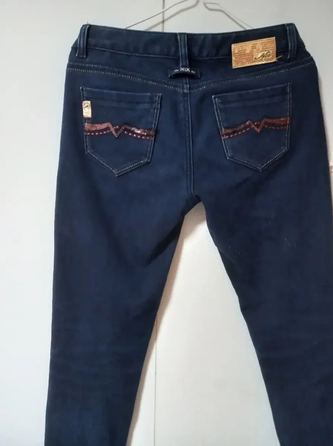 NIX 스티치 진청 데님 청바지 기모 바지 27 닉스 상품이미지2