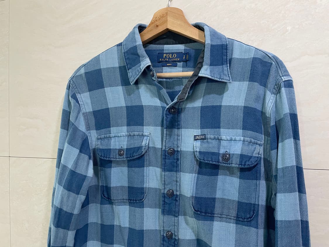 폴로 / 플라넬 체크 셔츠, 남성 셔츠 / S(95) 상품이미지3