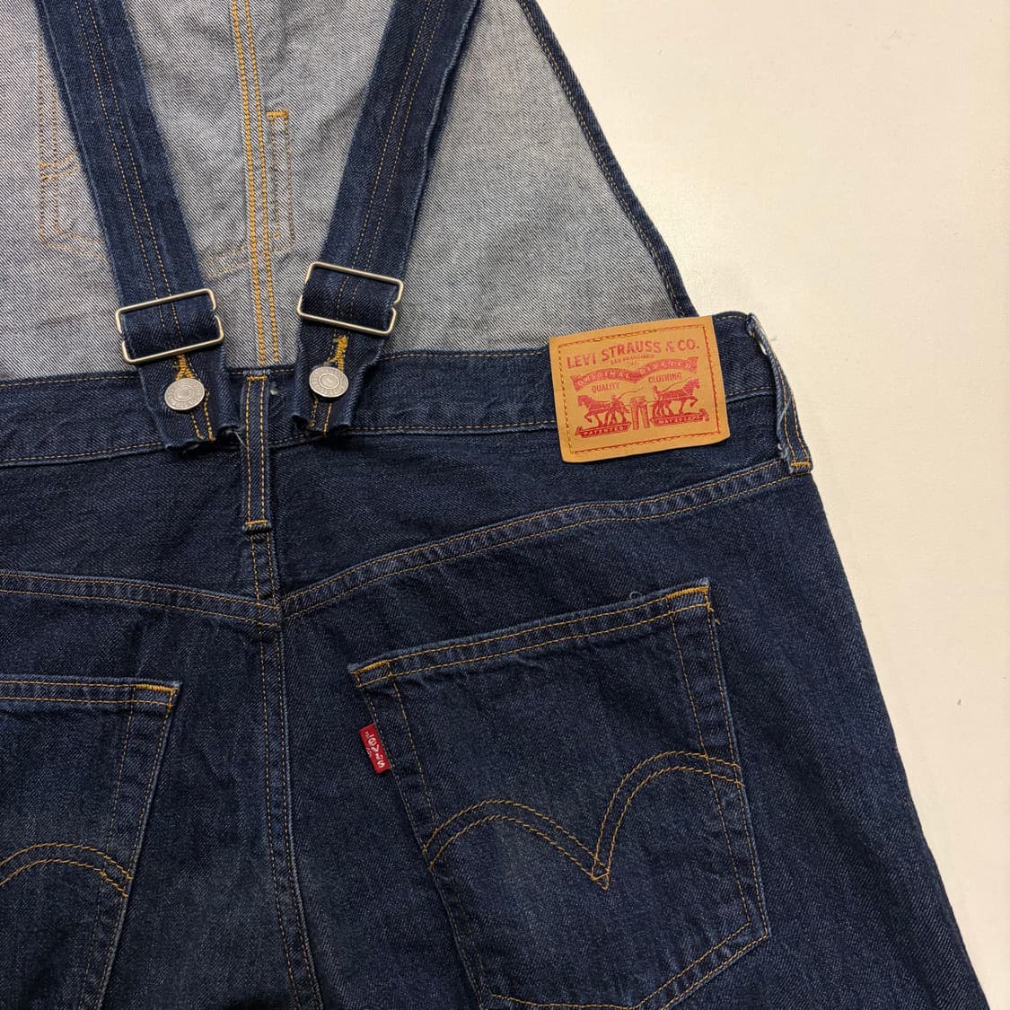 [S] 리바이스 우먼 레귤러 데님 멜빵바지 오버롤 B432 상품이미지6