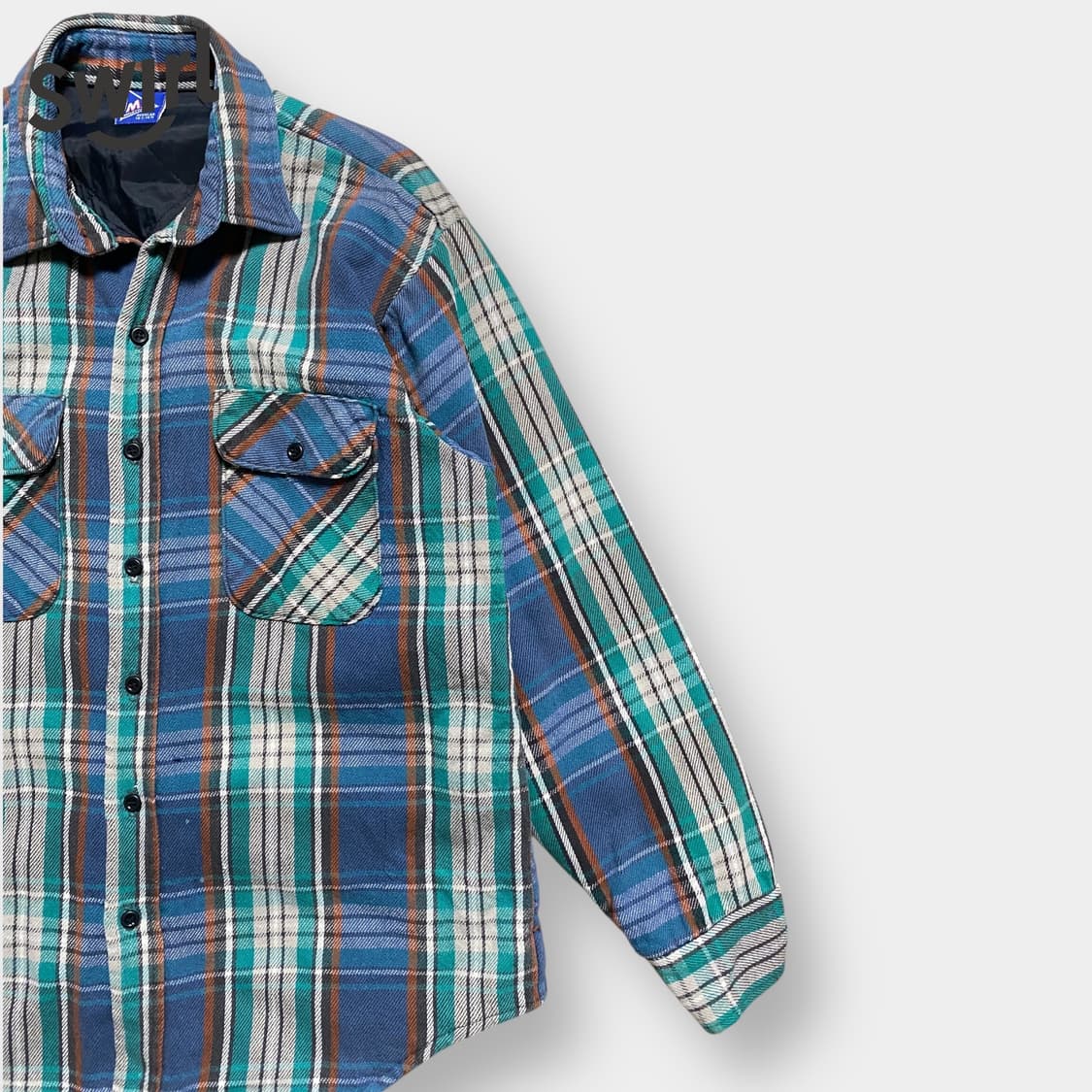 🌊80~90 mightmac quilting flannel shirts 상품이미지1