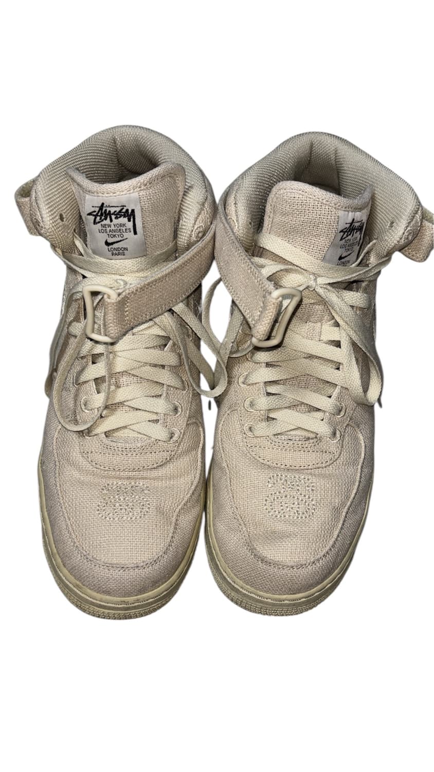 Nike Stussy Air Force 1 Mid Fossil 상품이미지1