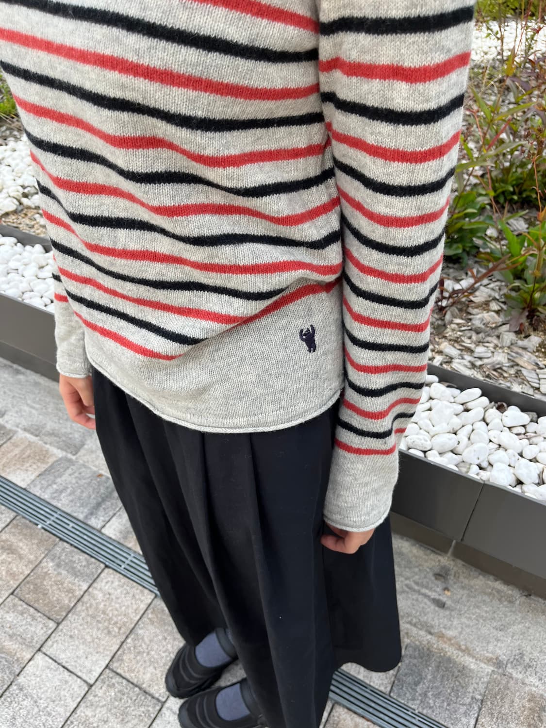 Light Gray Stripe Knit 상품이미지2