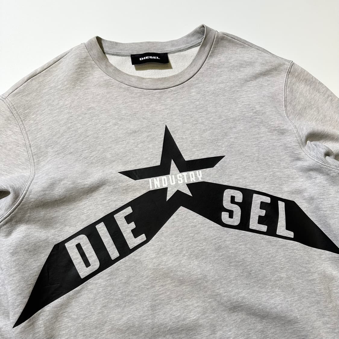 디젤 로고 프린트 맨투맨 상품이미지5