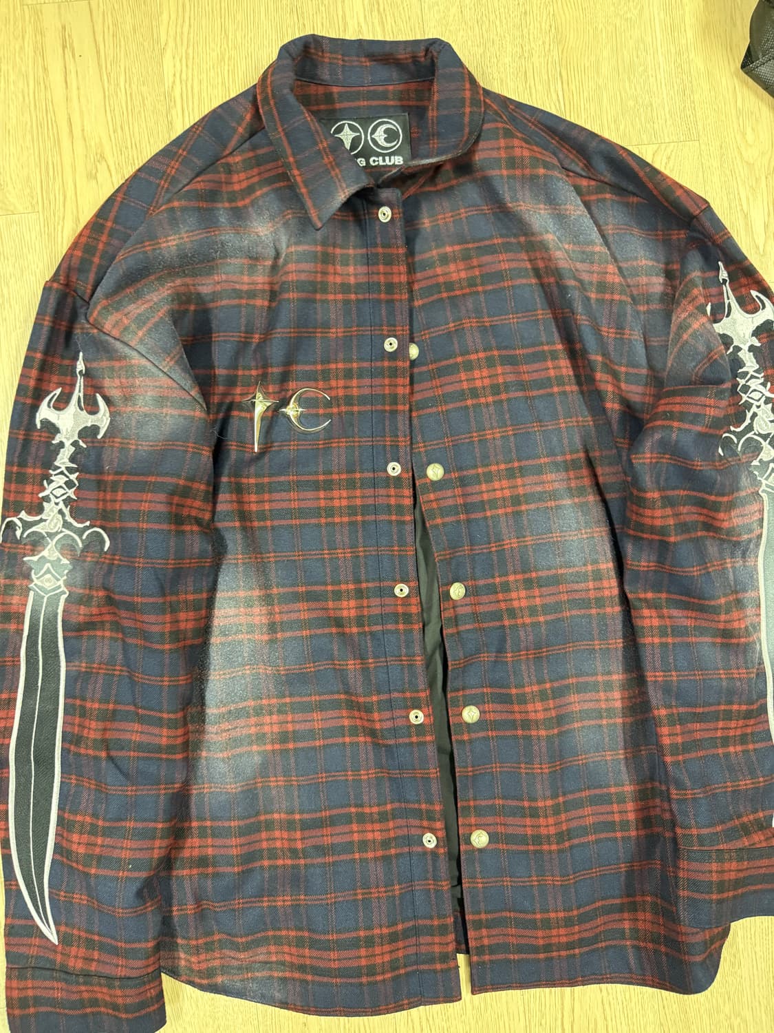 급처) 떠그클럽 아랍소드 플라넬 셔츠 2사이즈 상품이미지1