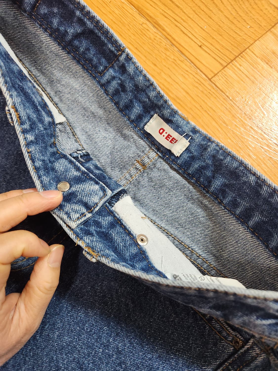 데미지 워싱 데님 핫팬츠 반바지 3종세트 26 상품이미지3