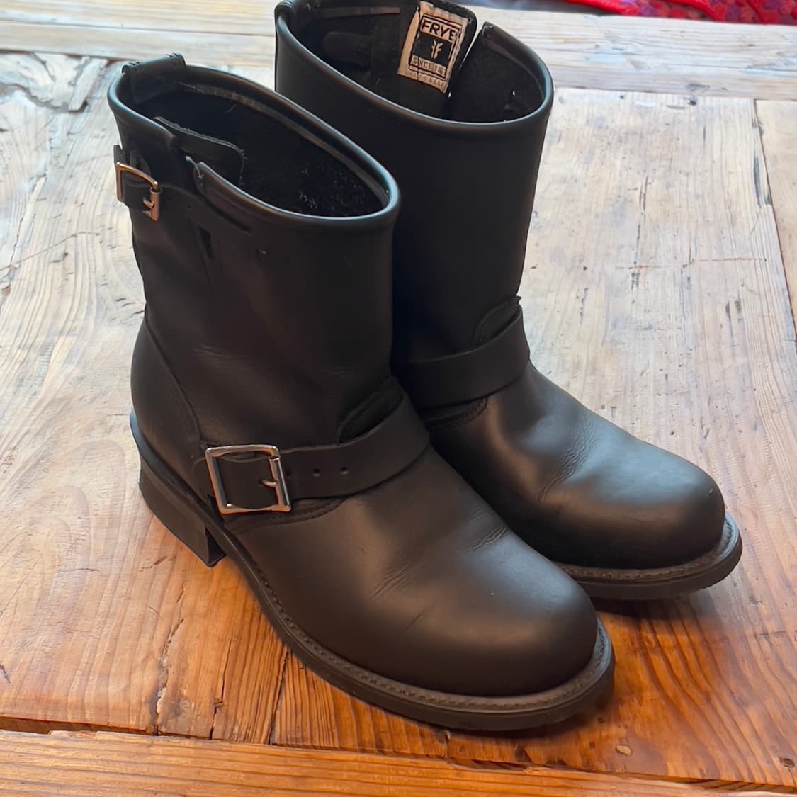 (240) FRYE Womens engineer 8R boots 상품이미지2