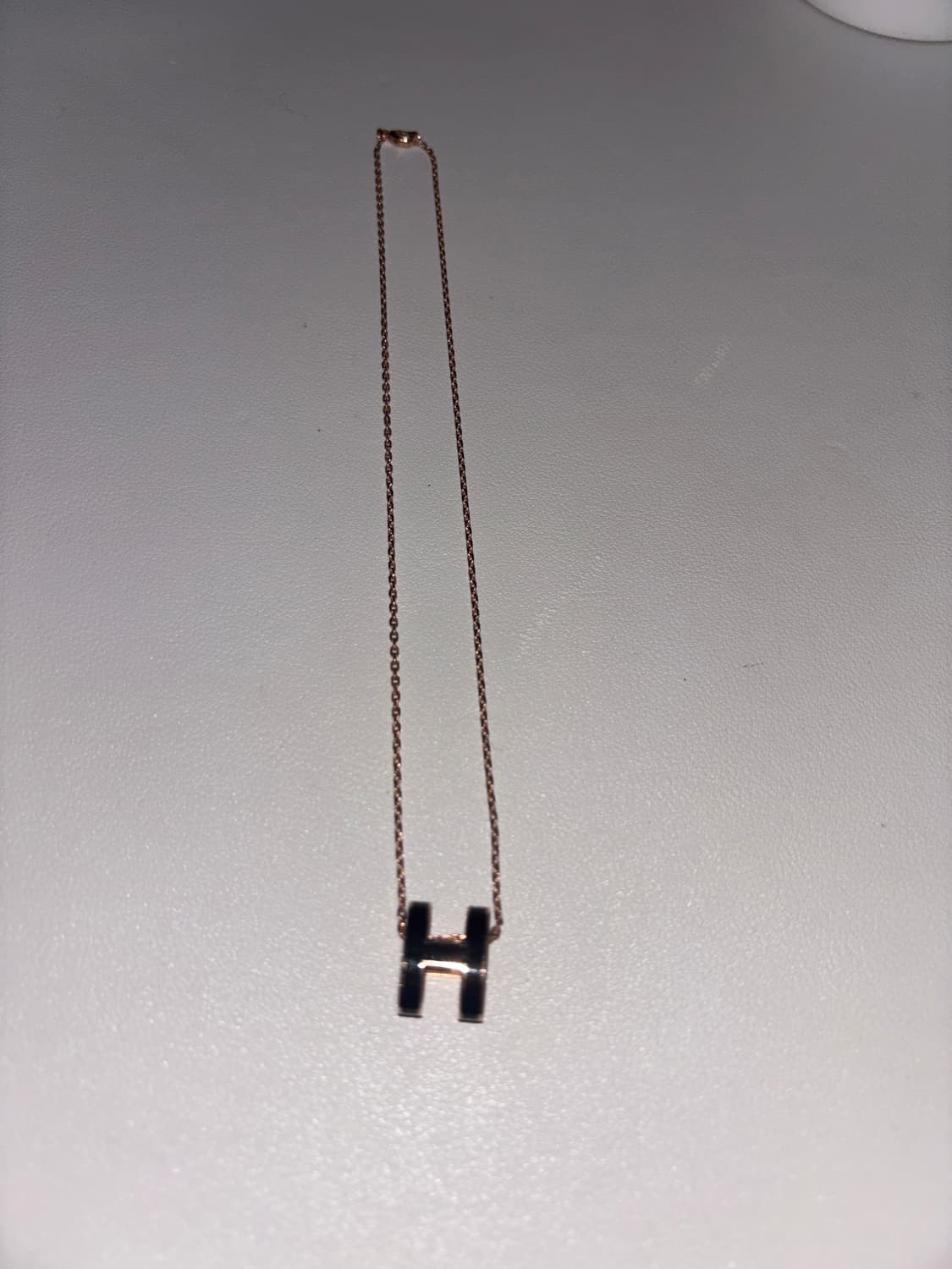 에르메스 팝아슈 목걸이 블랙 로즈골드 상품이미지2