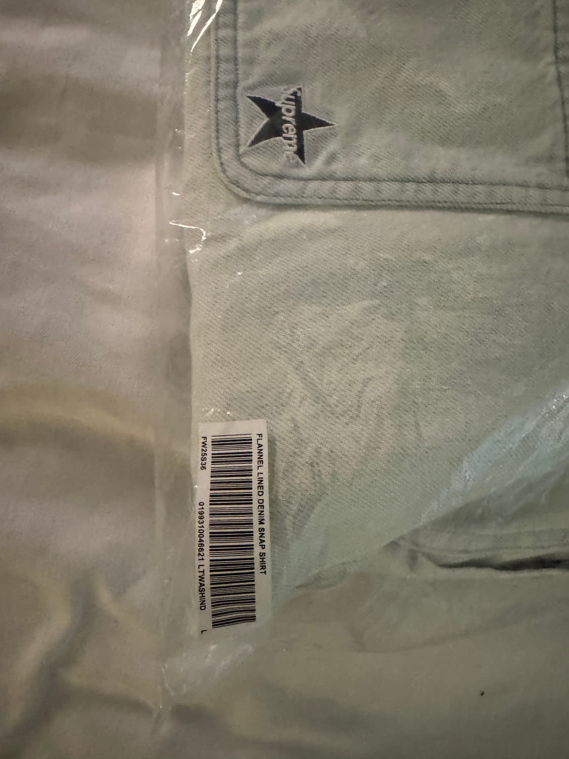 슈프림 퀼티드 데님자켓 인디고 L (라지) 상품이미지2