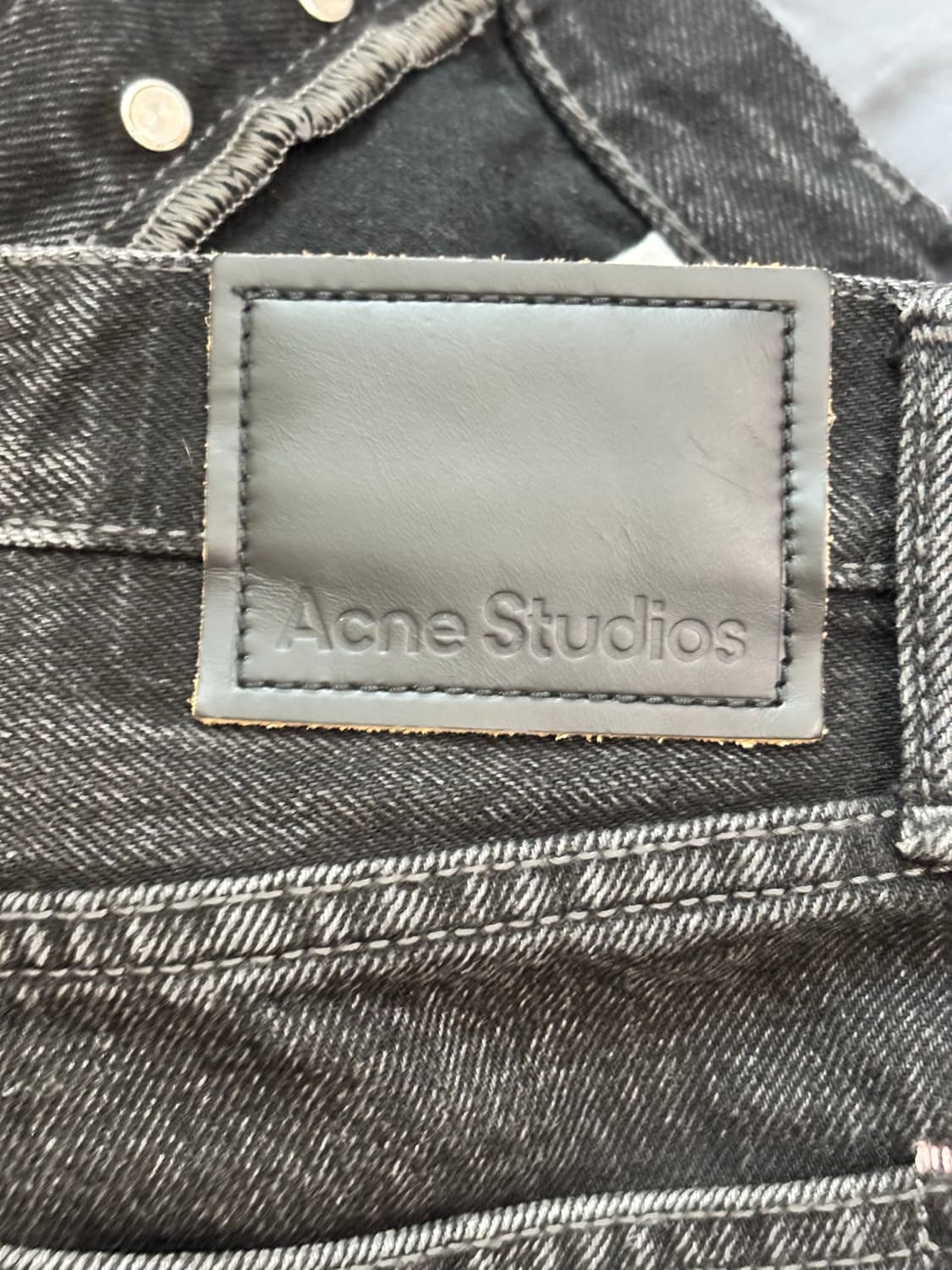 21fw 아크네 1997 데님 빈티지 블랙 26x30 a00218 상품이미지3