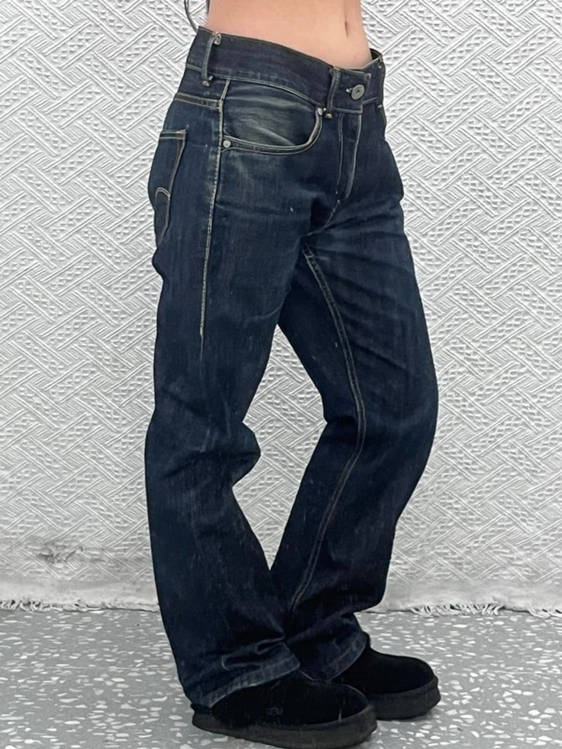 리바이스 523 빈티지 모던캐주얼 진청 데님팬츠 32인치 C10847 상품이미지2