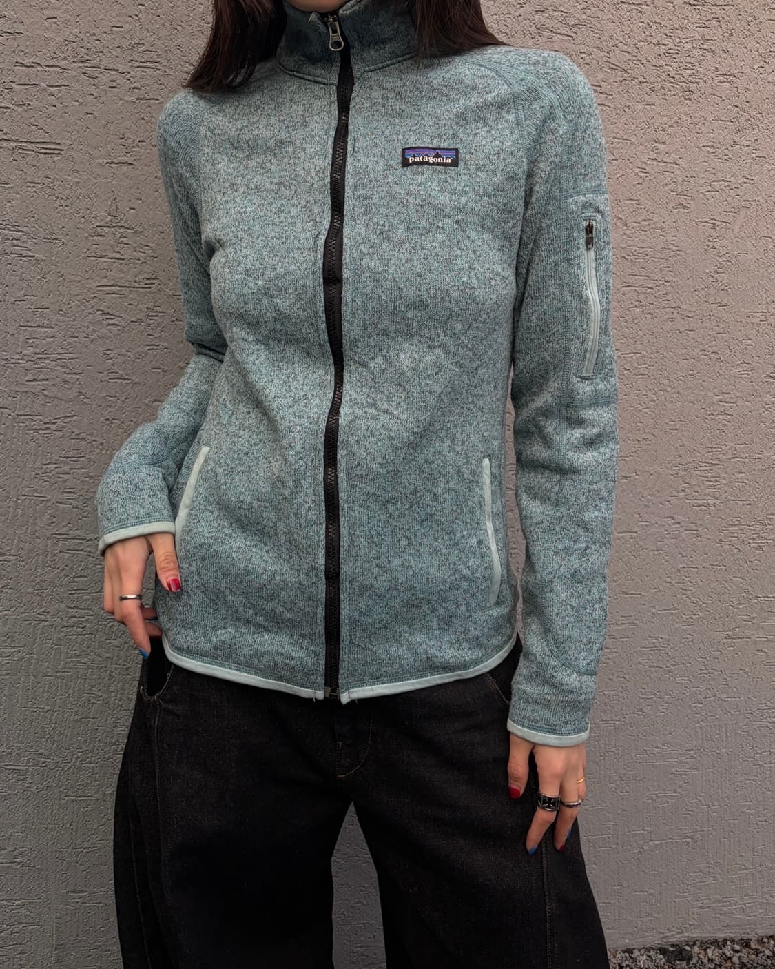 90s vintage Patagonia fleece jacket 상품이미지3