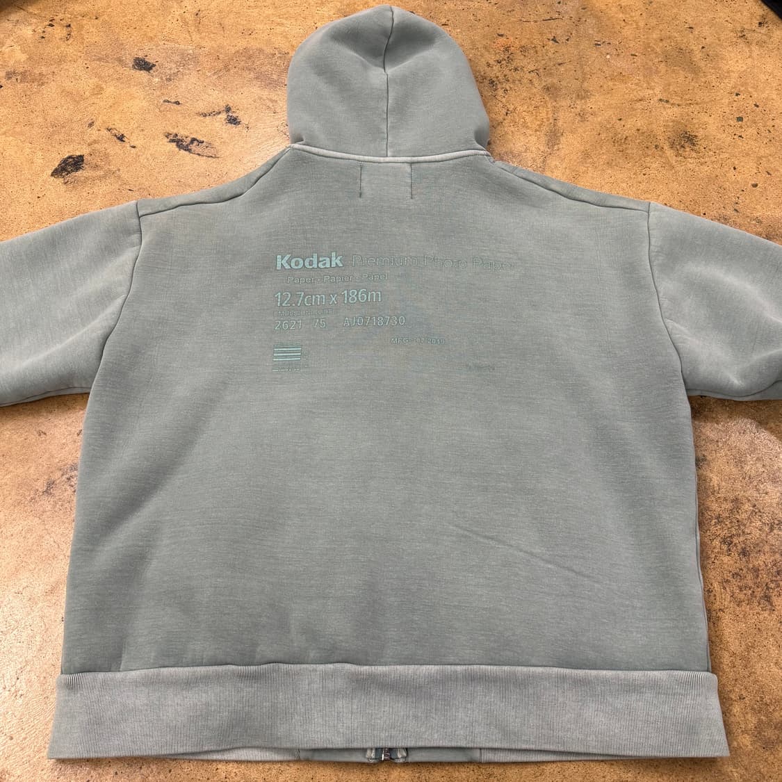 [정품/XL] 코닥 후드 집업 자켓 민트 b14 상품이미지4