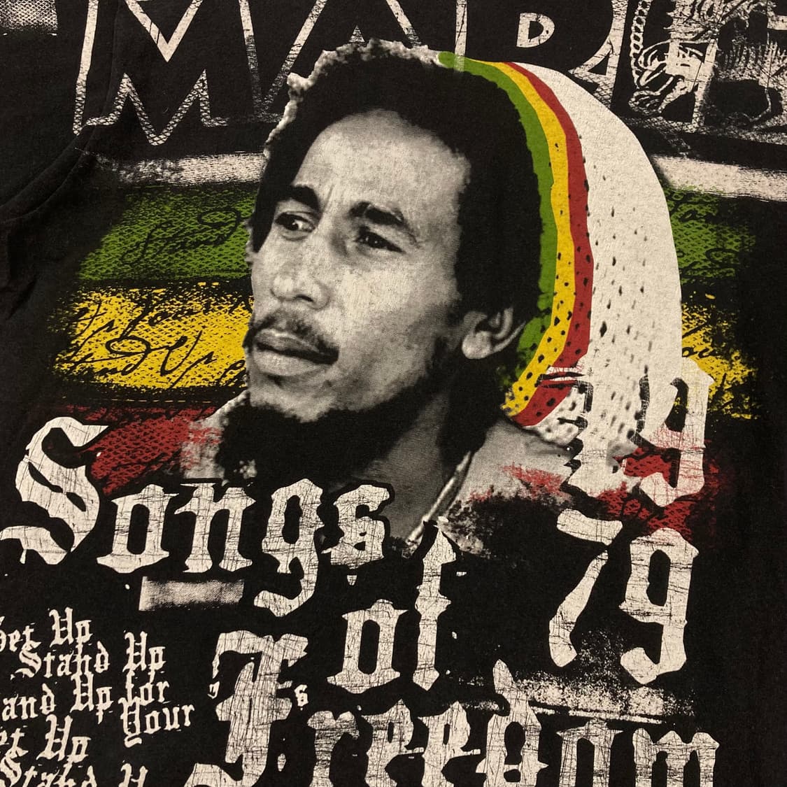 BOB MARLEY 밥 말리 빈티지 프린팅 반팔티 상품이미지3