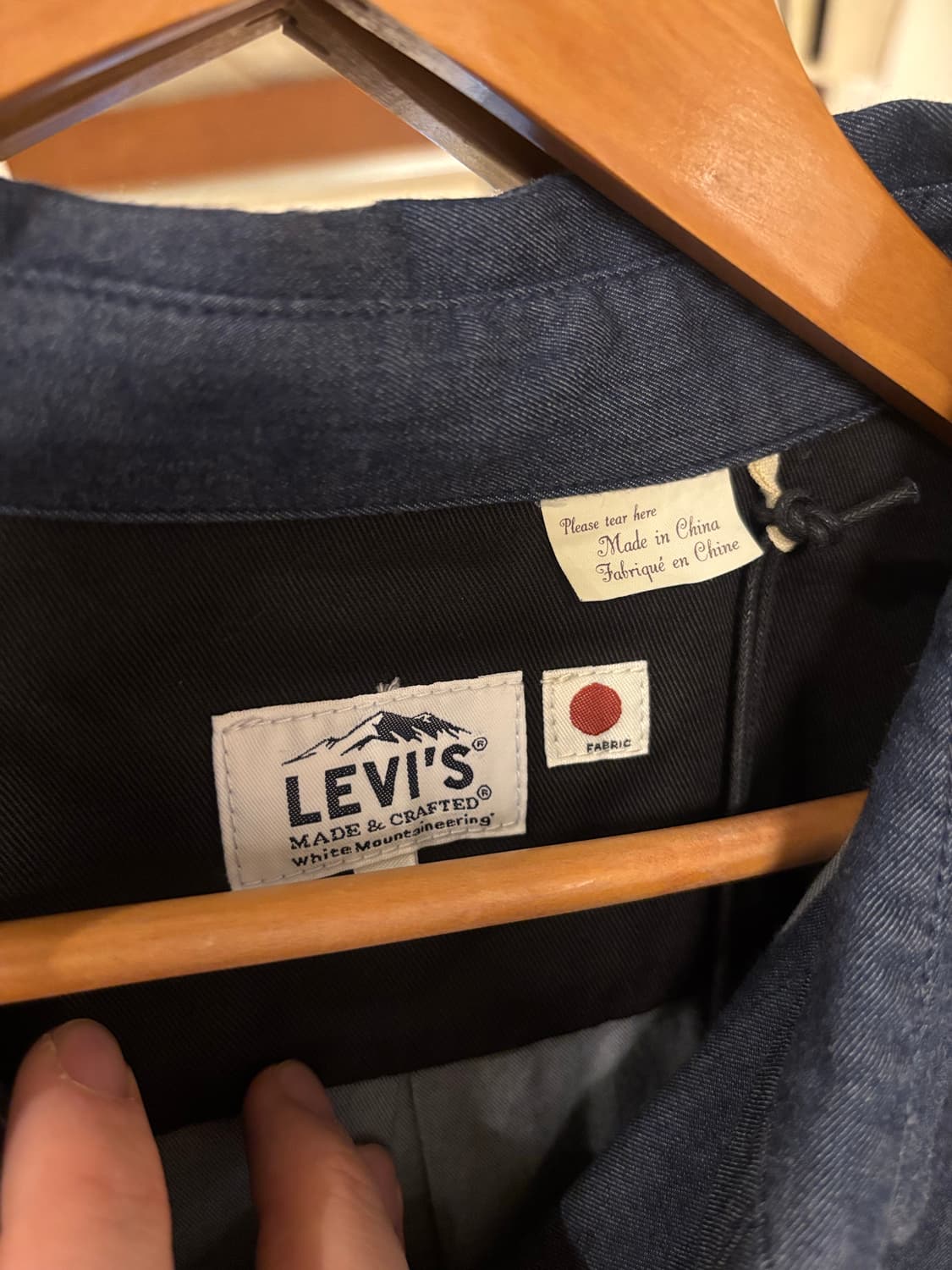 리바이스 x 화이트마운티니어링 아노락셔츠 상품이미지3