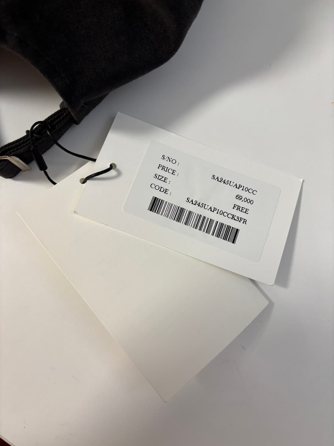 세터 빈티지 캐쥬얼 볼캡 차콜 상품이미지5