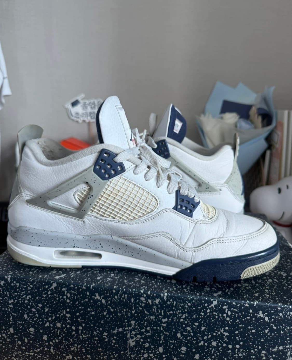 나이키 에어 조던 4 레트로 미드나잇 네이비 290 상품이미지1