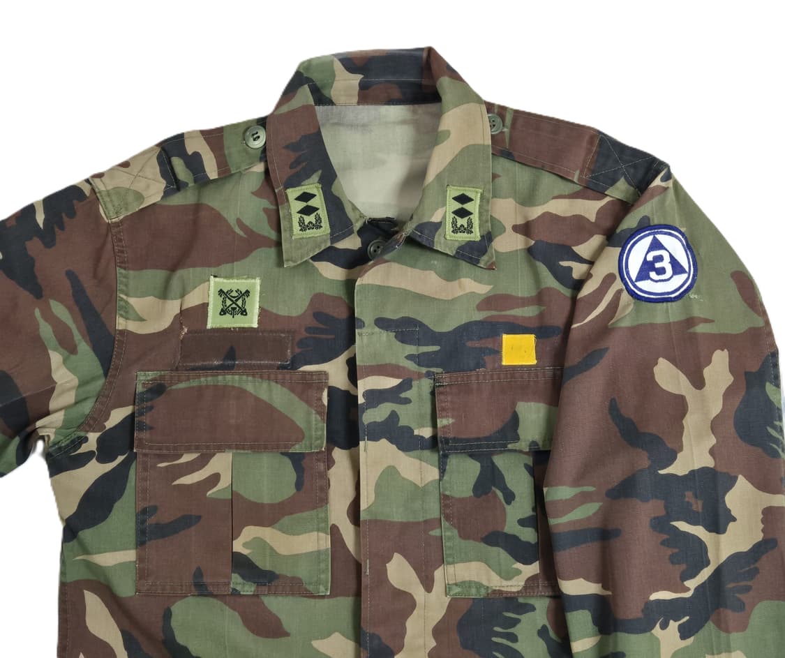 육군 구형 3군지사 병참 중위 초기형 동계 전투복 상의 자켓 (M) 상품이미지6