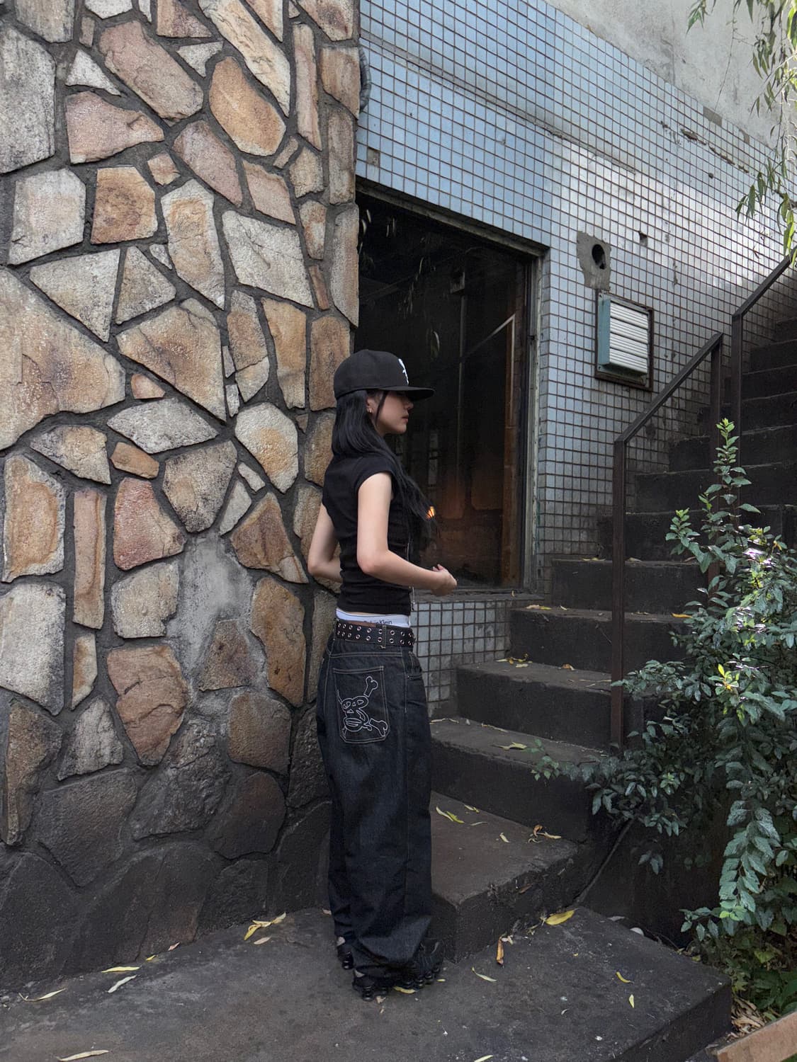 보이롱페이스 바지 s사이즈 상품이미지4