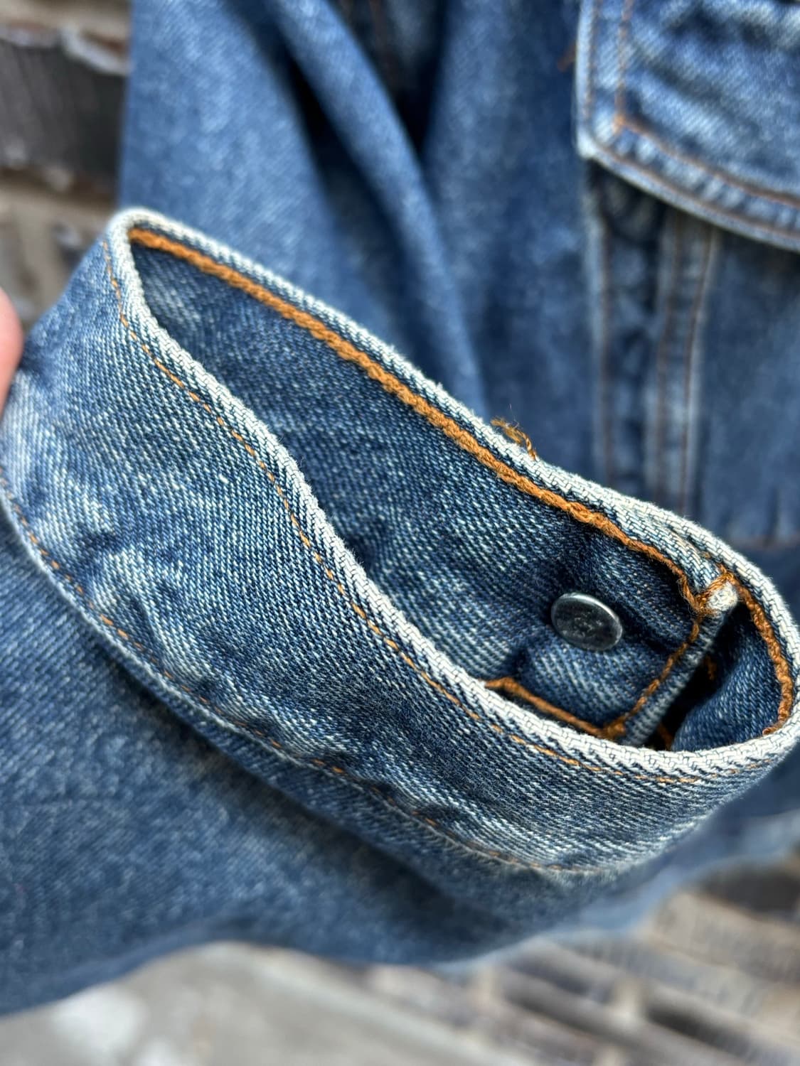 90s wagonseast 웨스턴 데님 트러커 상품이미지5