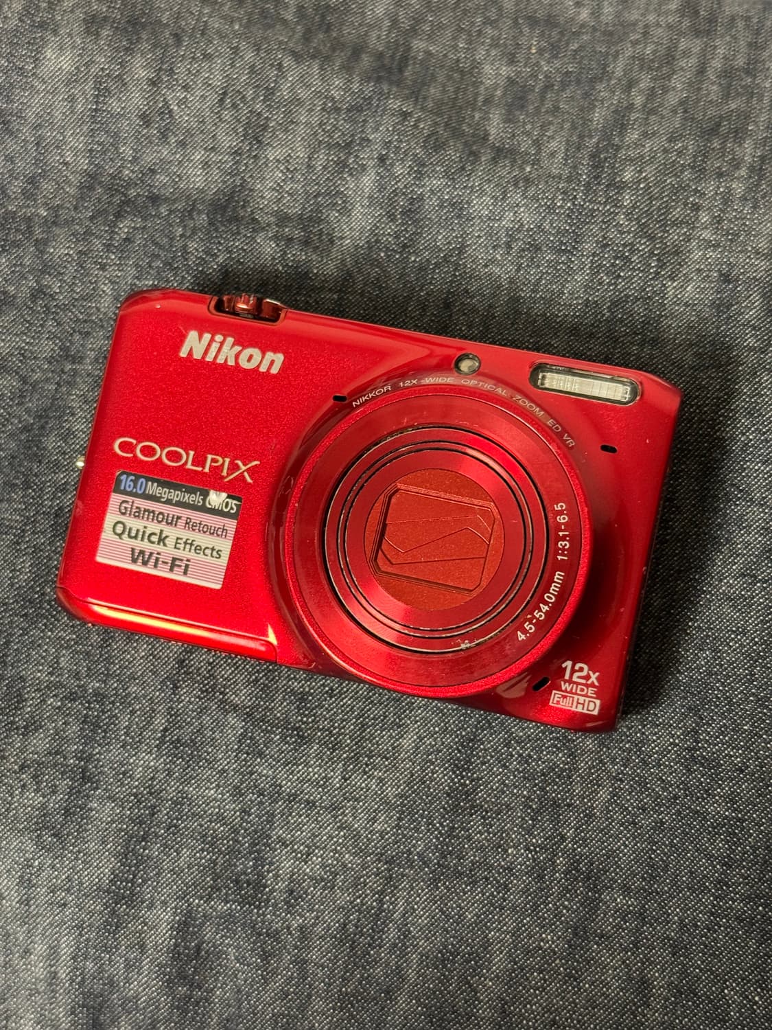 니콘 쿨픽스 s6500 NIKON COOLPIX S6500 레드 상품이미지1